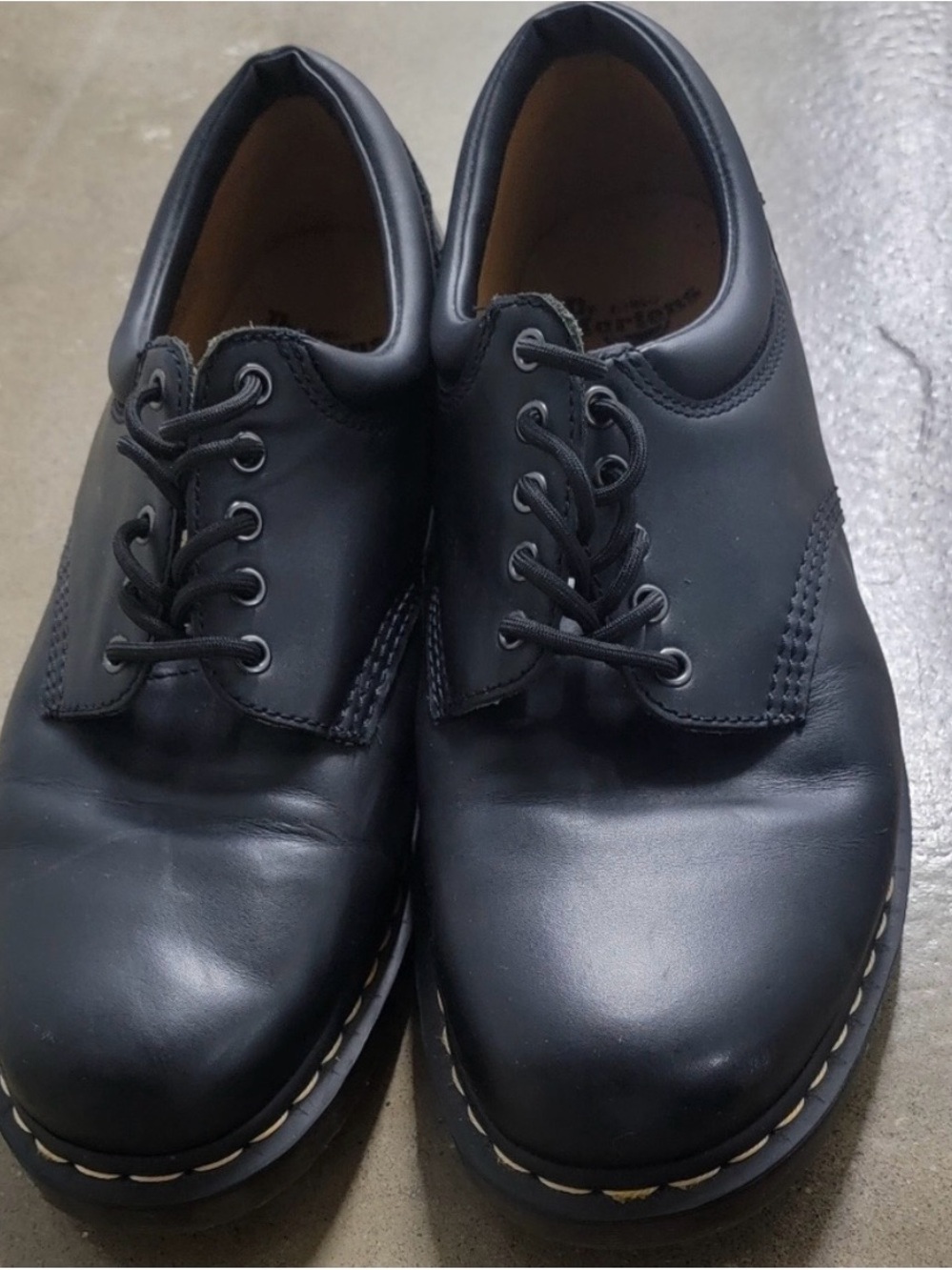 Dr. Martens Black Smooth Leather 3-Eye Derby